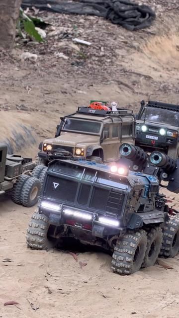 Military Truck RC Model Remote Control Vehicle Ready for Action