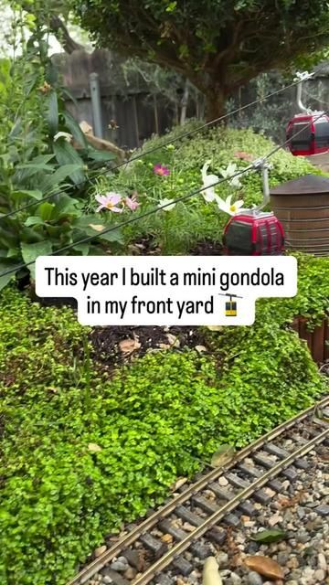 Cable Car Model RC Remote Control Car Scene Model